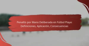 Penaltis por Mano Deliberada en Fútbol Playa: Definiciones, Aplicación, Consecuencias